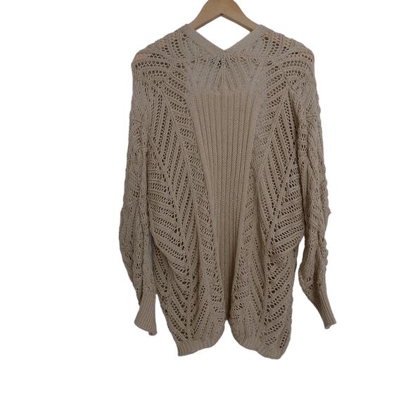 Dolce Cabo open front cardigan sweater boho size Medium - Picture 6 of 8